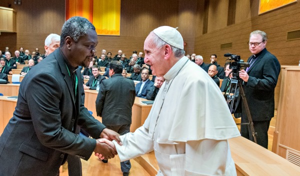 Leonard Chiti and Pope Francis