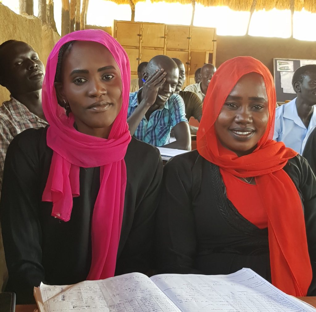 Basamat and Gizma, Student Teacher Trainers JRS Maban Teaching Centre 